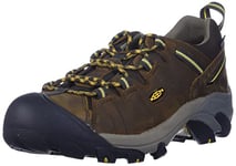 KEEN Homme Targhee 2 Waterproof Chaussure de randonnée, Cascade Brown/Golden Yellow, 46 EU