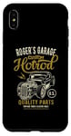 Coque pour iPhone XS Max Roger's Hotrod Garage, voiture classique, Roger Design