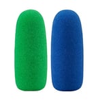 RØDE WS-Chroma two foam windshields for the RØDE VideoMic NTG coloured blue and green