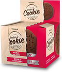 Weider Protein Cookie (12X90G) Double Choco Chip Flavour. Delicious Giant Cookie