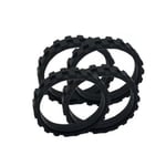 4 st däck kompatibla med IROBOT ROOMBA Robot 500 600 700 800 I7 S9 Irobot DB Black