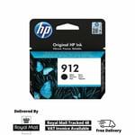 Genuine HP 912 Black Ink Cartridge for HP OfficeJet Pro 8024e All-in-One-INDATE