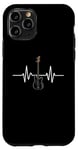 Coque pour iPhone 11 Pro Battement de cœur de Fretless Bass