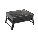 HOMECALL Portable Barbecue Grill Stainless Steel Charcoal Smoker Char Broil BBQ Pit Grill for Picnic Garden Terrace Camping Travel