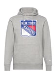 New York Rangers Primary Logo Graphic Hoodie Sport Sweat-shirts & Hoodies Hoodies Grey Fanatics