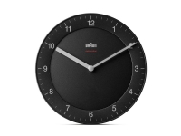 Braun BC06B-DCF, Vägg, Quartz clock, Circel, Svart, Klassisk, AA
