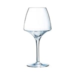 Chef et Sommelier Open Up Collection Set of 6 Crystal Wine Glasses 32cl Protasting Ideal Tasting Modern and Elegant Made in France Transparent
