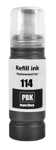 Epson 114 / C13T07B140 foto svart bläck refill - Kompatibel