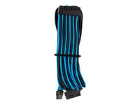 CORSAIR Premium individually sleeved (Type 4, Generation 4) - Câble d'alimentation - ATX 24 broches (F) pour ATX 24 broches (20+4) (F) - 61 cm - noir, bleu