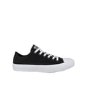 Converse Chuck Taylor II Womens Black Plimsolls Canvas - Size UK 3.5