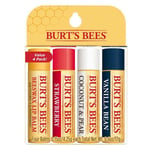 Burt's Bees Lip Balm 4 Pack Assorted 4pcs