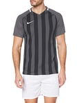 Nike Men Striped Division III Short Sleeve Top - Anthracite/Black/White/White, 2X-Large