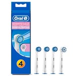 Oral-B Sensitive Clean Pack of 4 (3 Sensitive Clean Brushes + 1 Sensi UltraThin Brush)