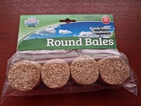 Kids Globe Round Bales x4 hay bales haylage 1:32 scale straw bale toy Farm toys