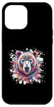 iPhone 14 Pro Max Polar Bear Head | Animal Portrait Artwork Colorful Case