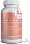 Hydrolysed Marine Collagen 700Mg with Hyaluronic Acid, Vitamin C, Vitamin E, Cop