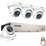ZOSI 8CH 1080P HDMI VGA DVR CCTV Camera Home Security System Kit Outdoor NO HDD
