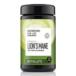 Mushrooms For Life Organic Lions Mane Matcha Latte - 110g Powder