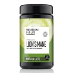 Mushrooms For Life Organic Lions Mane Matcha Latte - 110g Powder