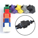 Cable LAN Network Connector RJ45 Splitter 1 To 2 Ways Ethernet Extender Plug