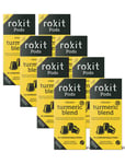 Rokit Pods | Organic Turmeric Golden Blend Tea Pods | Nespresso Coffee Machine Compatible Pods | Compostable Capsules | Instant Drink | No More Scooping, Whisking or Dust | 110 Pods Multipack Bundle