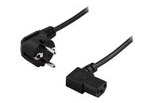 DELTACO DEL-109B - strömkabel - power CEE 7/7 till power IEC 60320 C13 - 2 m