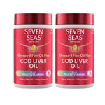 2x Seven Seas Cod Liver Oil and Multi Vitamins 90 Capsules