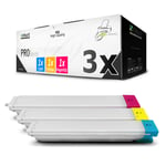 3x Ink Cartridges for Samsung Multixpress C 9201 9251 9301 Na N CLT-809 Cmy