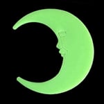 Wall Stickers Glow in the Dark Stars Moon Decals Party Home Decor Wall Stickers Hot 3D For Kids Baby Bedroom Ceiling-Light_Green_France