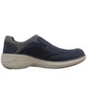 Clarks Un Rise Step Mens Blue Boat Shoes - Size UK 9