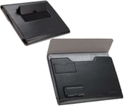 Broonel Black Leather Folio Case For Lenovo IdeaPad Flex 5 Gen 7 (14") Laptop