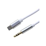 Trade Shop Traesio - Câble Adaptateur Audio Iphone 7 Et 7 Plus Aux Jack Lightning Vers 3.5 Mm Male