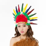 Adult Wild West Indian Head Dress Headband Costume Fancy Dress