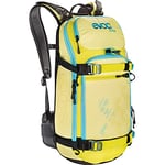 EVOC FR PRO 20l WOMEN protector daypack for women (integrated back protector, LITESHIELD SYSTEM, hydration system, avalanche pocket, equipment holder, size: M/L), sulphur/yellow