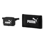 PUMA Unisex Puma Phase Waist Bags, Puma Black, One Size UK & PUMJV|#Puma Unisex Adult Phase Wallet Purse - Puma Black, OSFA, one Size