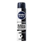NIVEA MEN Invisible Black and White Original Anti-Perspirant Deodorant Spray ...