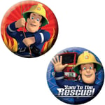 Fireman Sam To The Rescue Badge (Pack of 6) SG31240