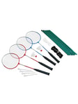Badmintonsæt til 4 Spillere inkl. Net