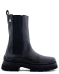 Tommy Hilfiger ESSENTIAL LEATHER CHELSEA BOOT Svart
