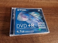 TDK 4.7GB DVD+R 16x Speed - 1 pack