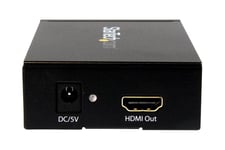 StarTech.com SDI to HDMI Converter - 3G SDI to HDMI Adapter with SDI Loop Through Output - SDI to HDMI Audio/Video Adapter - 755ft (230m) (SDI2HD) - video transformer - sort