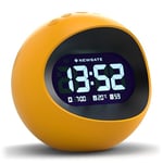 NEWGATE® Réveil numérique Centre de la Terre - Horloge de Chevet - Horloge de cheminée - Horloge de Table - Horloge numérique - Réveil numérique - Affichage LCD - Horloge de Bureau
