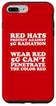 Coque pour iPhone 7 Plus/8 Plus Wear Red to Avoid 5G Radiation Internet Comments and Meme