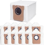 Lot de 10 sacs d'aspirateur pour Dreame L10s Ultra, Dreame L10 Ultra, Xiaomi X10 + Robot aspirateur, Sac à poussière de rechange.
