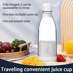 300ML USB Blender Rechargeable Juices Cup Smoothie  Handheld Fruit Mixer K8E7