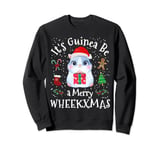 Cute Guinea Pig Christmas for Girls - Santa Guinea Pig Xmas Sweatshirt