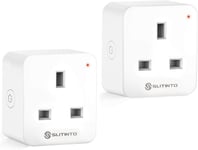 Slitinto WiFi Smart Plug Socket Compatible with Alexa, Google Home, Mini Smart O