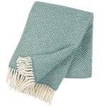 Klippan Yllefabrik Samba Mint Ullpläd