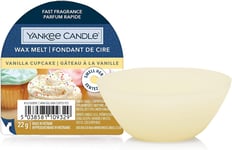Yankee Candle Wax Melts, Vanilla Cupcake, Up to 8 Hours of 1, Cupcake 