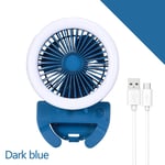 selfie light Mobile ring light for phone USB Charger Portable Fan Clip ring light for YouTube Video/Photography-Blue